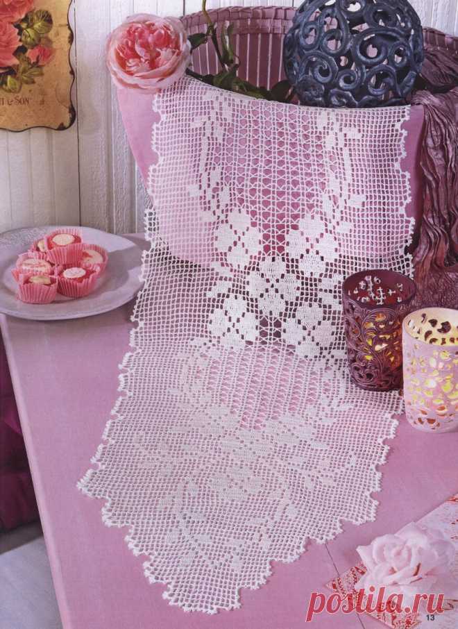 Касивые салфетки связанные крючком, со схемами. | HandMadeGURU | Яндекс Дзен