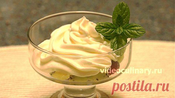Крем дипломат (Сливочный заварной крем.) - Видеокулинария.рф - видео-рецепты Бабушки Эммы