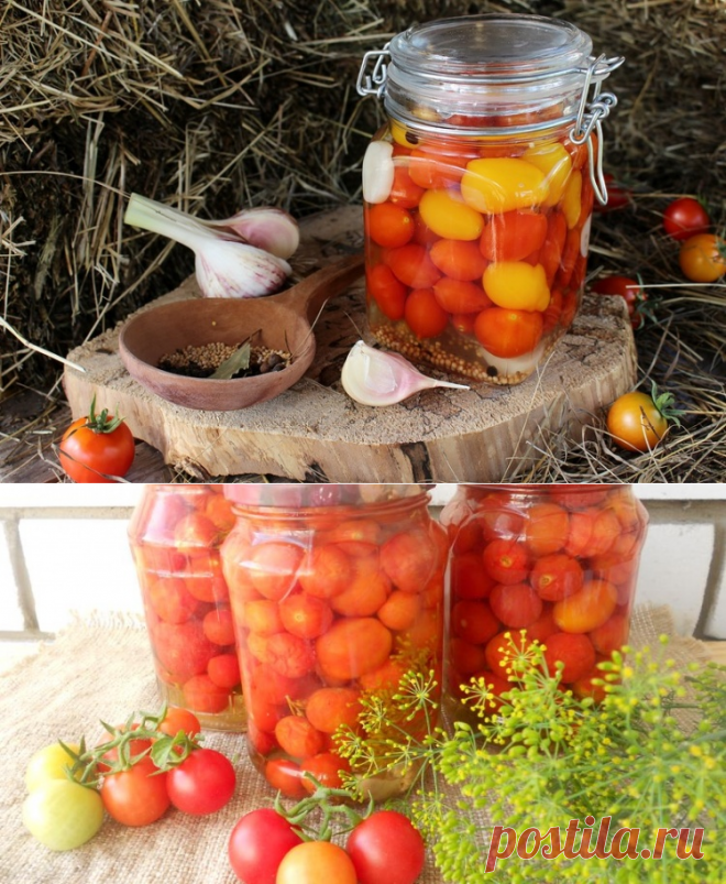 Маринованные черри на зиму / Простые рецепты