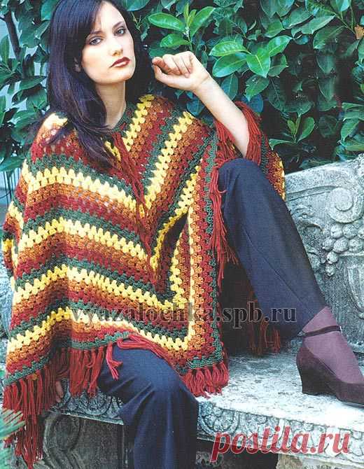 Шали и Пончо | ЕЛЕНА ВЯЗАЛОЧКА – Вязание Спицами и Крючком | Лушие Схемы и Модели Бесплатно