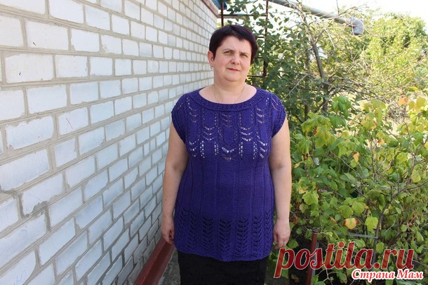 Туники спицами одним узором - Вязание - Страна Мам