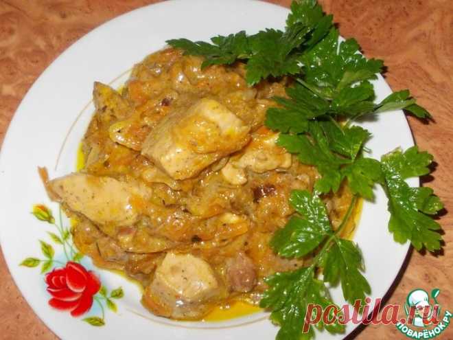 Куриное филе с грецкими орехами Кулинарный рецепт