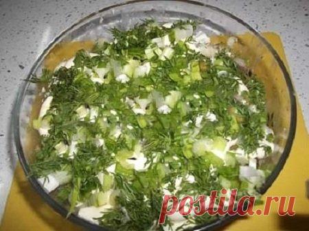 Салат из копченой скумбрии. Вкусно и быстро | Поварёнок | Яндекс Дзен