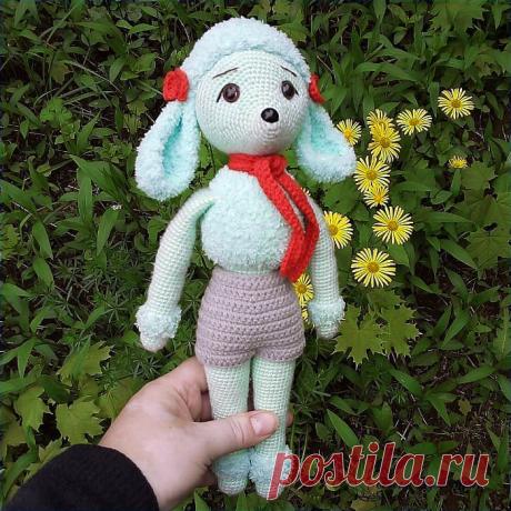 PDF Мадемуазель Фифи крючком. FREE crochet pattern; Аmigurumi animal patterns. Амигуруми схемы и описания на русском. Вязаные игрушки и поделки своими руками  #amimore - Пудель, собака, пёс, собачка, щенок, пёсик.