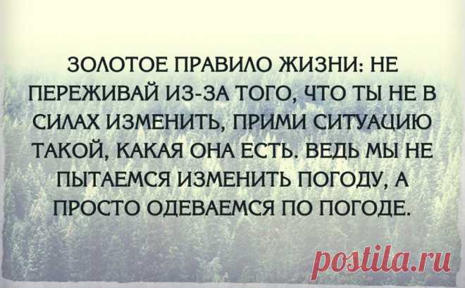 Золотое правило жизни | Мир позитивных новостей