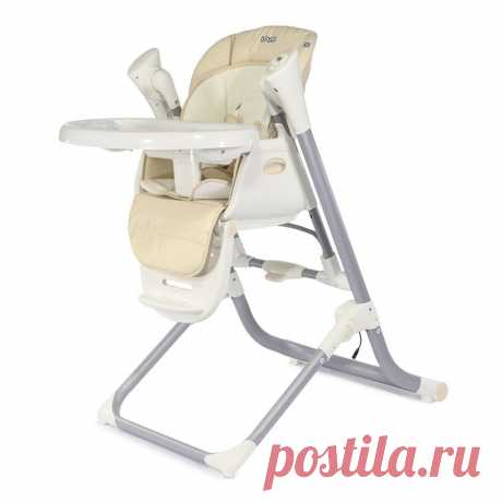 Стульчик-качели Babyton 2в1 с пультом Д/У Beige TY838 | Люксор