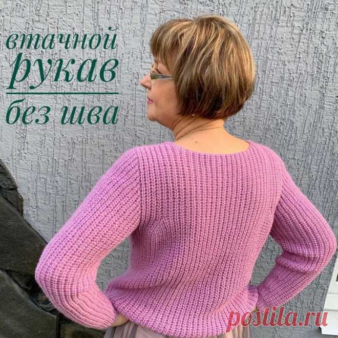 Втачной рукав без шва просто.