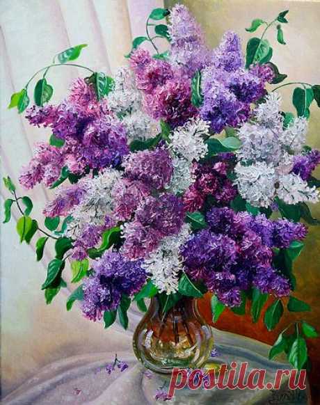 Artist Ivanov Vladimir. Painting Lilac