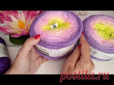 2 новых летних процесса, топ из Yarnart jeans bamboo и платье из Yarnart Rosegarden/Триостарты май