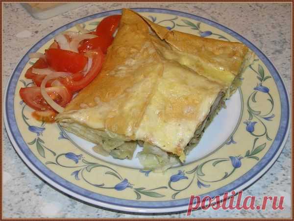 Курица в лаваше - до невозможности просто и на удивление вкусно!