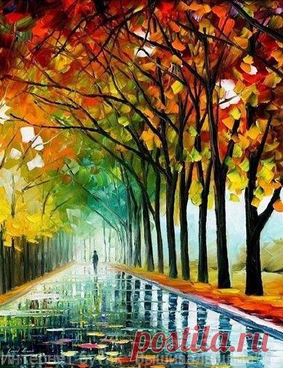 "Вот и осень" Набор для выкладывания стразами