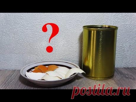 Никогда не догадаетесь, как можно использовать обычную яичную скорлупу! Топ идея для декора