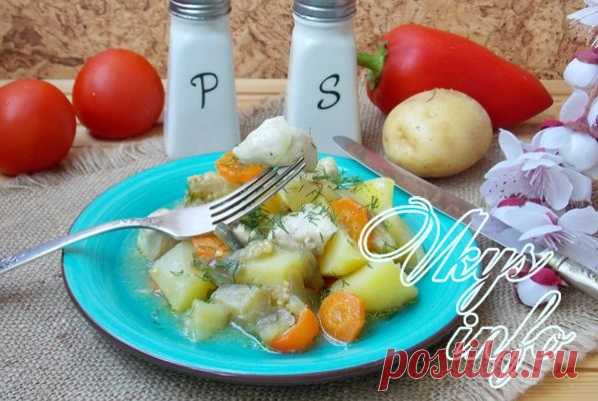 Рагу из баклажанов с курицей