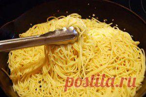 Как приготовить спагетти правильно :: пошаговое приготовление блюда, настоящий рецепт,  :: Кулинарные рецепты :: KakProsto.ru: как просто сделать всё