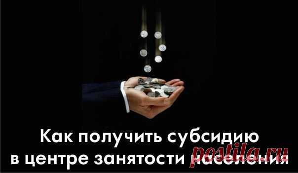Как получить субсидию в центре занятости населения / Основы бизнеса