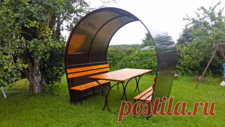 Беседки из поликарбаната: идеи — DIYIdeas