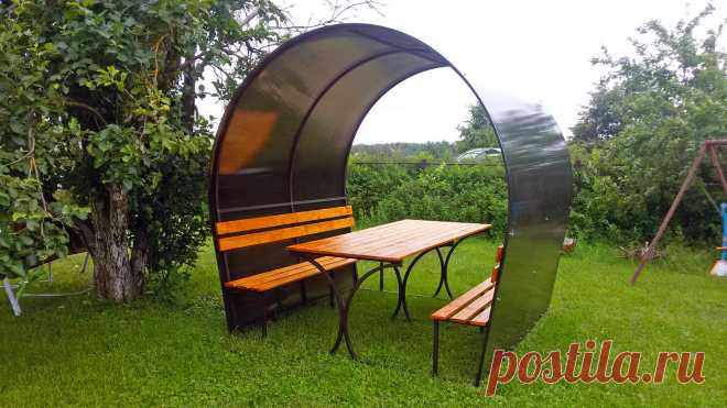 Беседки из поликарбаната: идеи — DIYIdeas