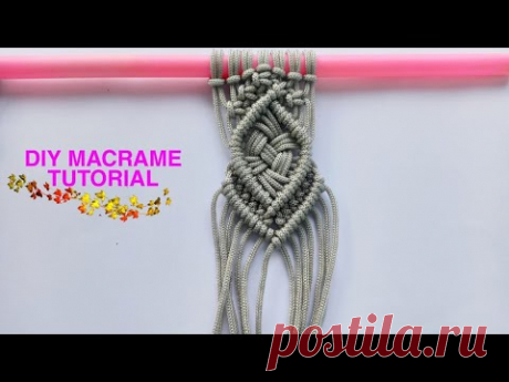 DIY Macrame Tutorial - Wall Hanging Macrame - YouTube