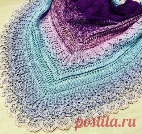 Бактус "Павлин" крючком. Схемы. / knittingideas.ru