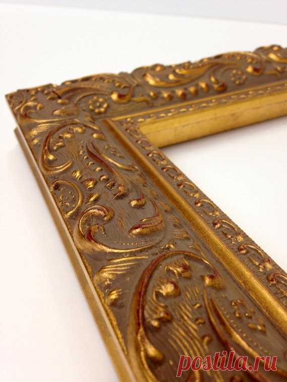 Gold Ornate Paisley Picture Frame 3x5 4x6 5x7 8x10 11x14 | Etsy Gold Ornate Paisley Picture Frame 3x5, 4x6, 5x7, 8x10, 11x14, 16x20, 18x24, 24x36 + Custom Sizes, All Wood Textured Frame, Real Gold Leaf, Contains real gold leaf, Diploma Frame  FRAME INFORMATION Frame Width: 2 Frame Height: 1.25  Color: Gold (Made with real gold leaf)  SIZES AVAILABLE - All