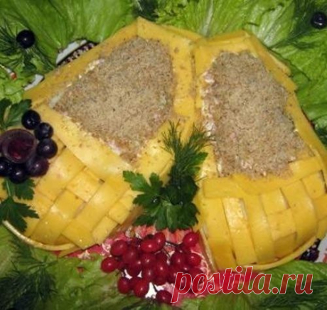 Эх, лапти, да лапти, да лапти мои… (праздничный салат)