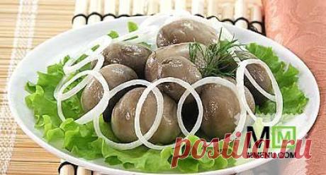 Салат из маринованных грибов - кулинарный рецепт. Миллион Меню