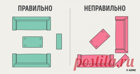 Как правильно расставить мебель в гостиной