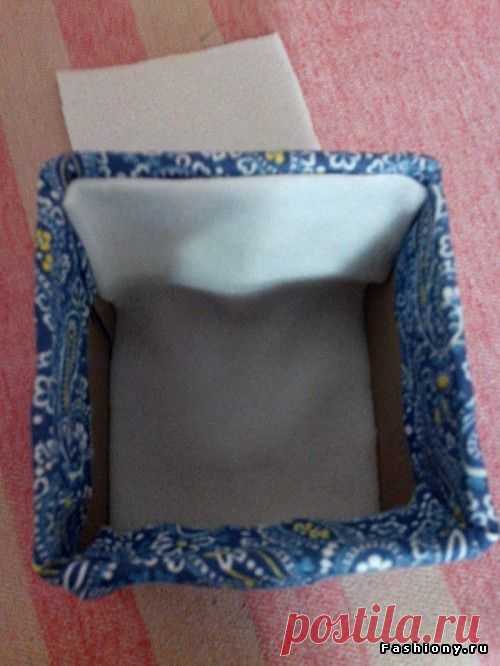 Коробочка из ткани