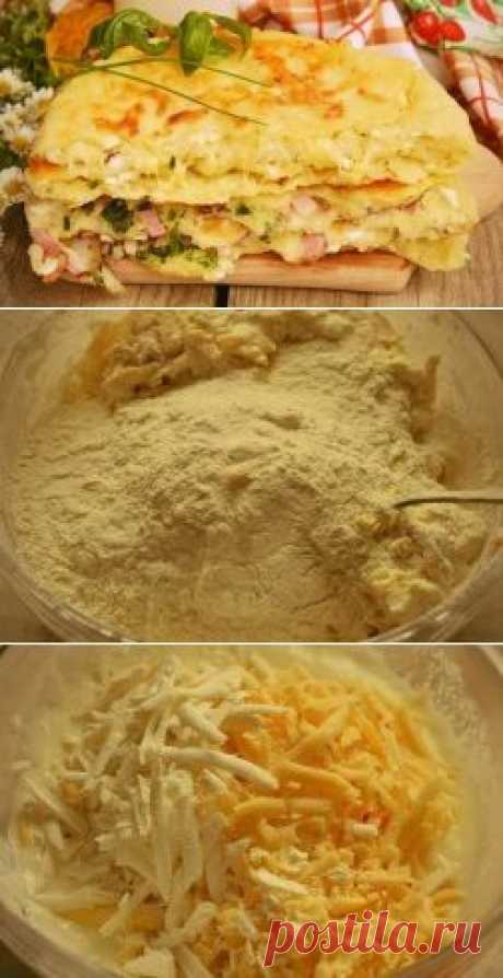 Сырные лепешки с разными начинками