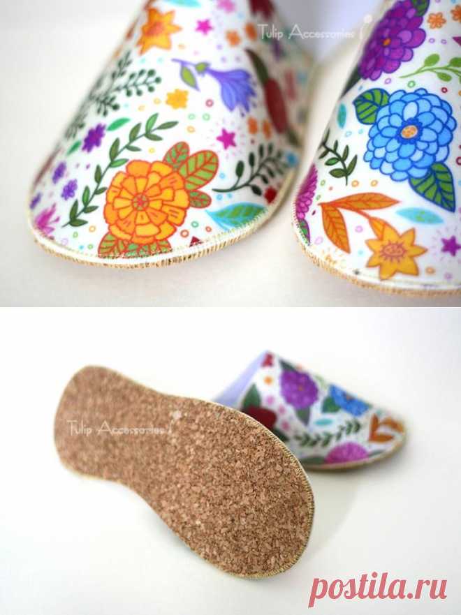 Шьем изящные тапочки за 30 минут - Ярмарка Мастеров - ручная работа, handmade