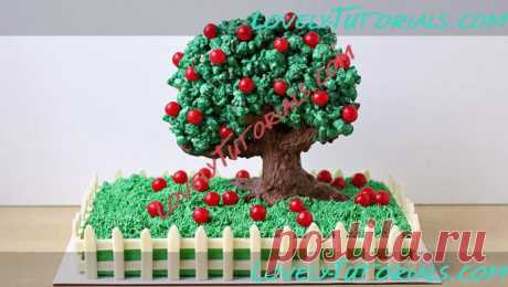 дерево, tree, strom, l'arbre, Baum, albero, árvore, árbol - Страница 4 - Мастер-классы по украшению тортов Cake Decorating Tutorials (How To's) Tortas Paso a Paso