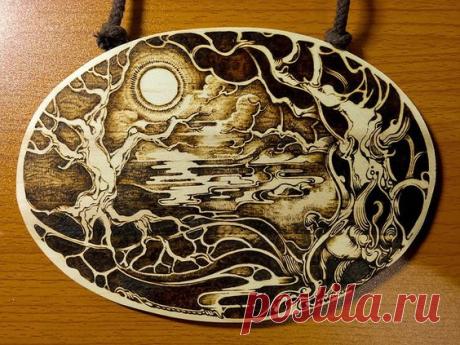 (18) pyrography(wood burning) | Hobies