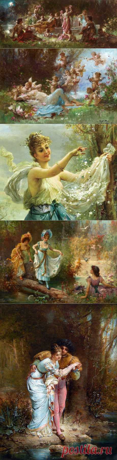 Hans Zatzka (Ханс Зацка, 1859-1945, Austrian) \2\