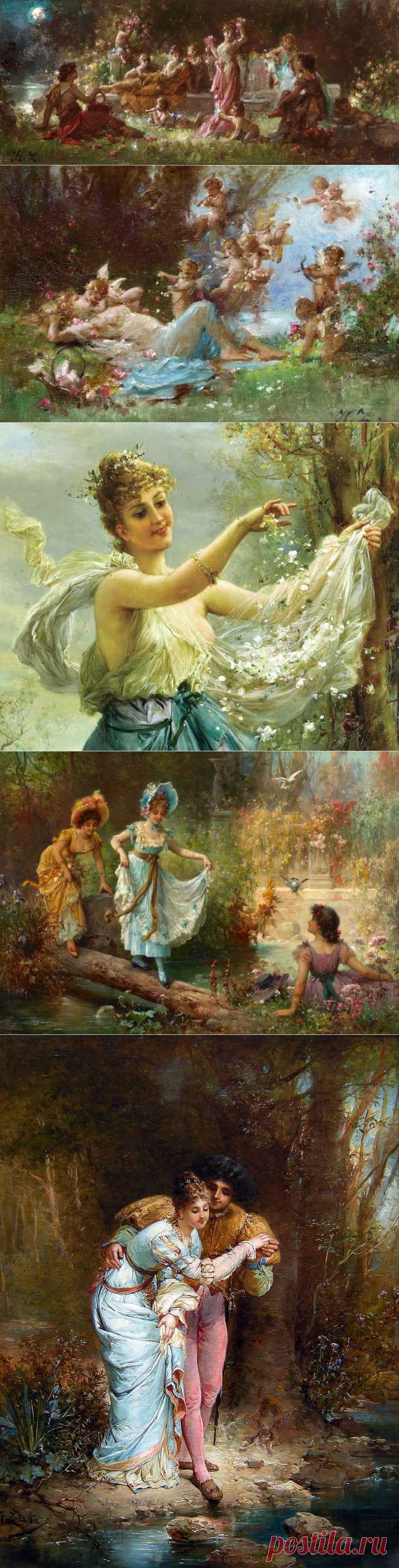 Hans Zatzka (Ханс Зацка, 1859-1945, Austrian) \2\