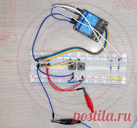 Схема подключения релейного модуля для Arduino и проверка оптопар 817