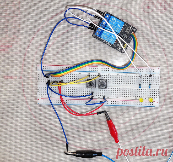 Схема подключения релейного модуля для Arduino и проверка оптопар 817