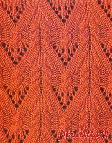 Ажурные узоры с косами