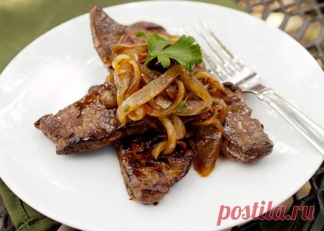Как вкусно пожарить говяжью печень?