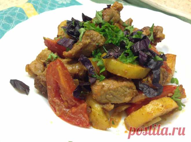 Оджахури - жареное мясо с картошкой по-грузински