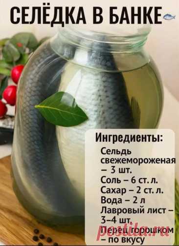 СЕЛЁДКА В БАНКЕ