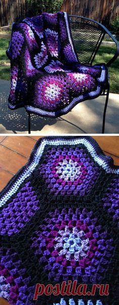 Color Inspiration :: Granny hexagon throw in five shades of…