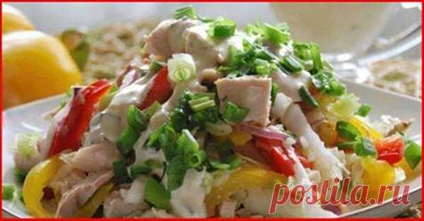 Вкусный салатик из куриной грудки и свежих овощей | Уютный блог уютной женщины | Яндекс Дзен