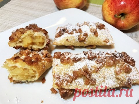 ПУШАРИКИ с Яблоками. Вкусная Идея для Завтрака. Ленивые Пирожки. Pies With Apples