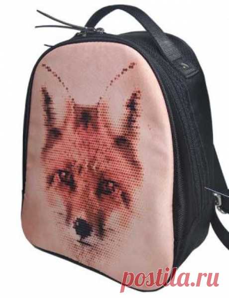 Рюкзак женский 2805-009 рисунок лиса в интернет-магазине Ollbag.ru