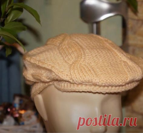 Как связать кепку-реглан спицами