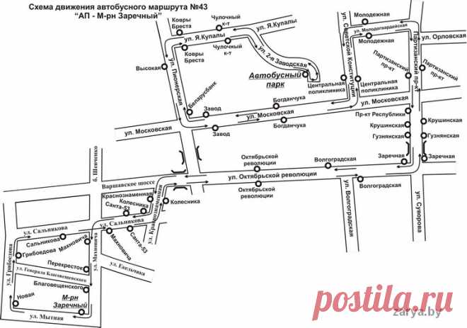 Новый городской автобусный маршрут — Реальный Брест