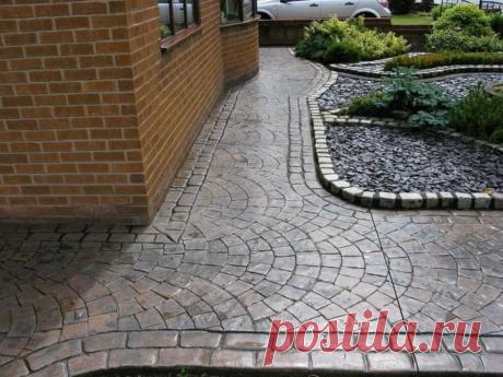 Как сделать самому садовую дорожку | Выживи сам