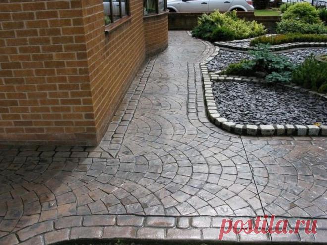Как сделать самому садовую дорожку | Выживи сам