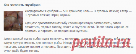 Как засолить скумбрию