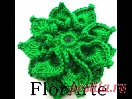 Flor de crochê